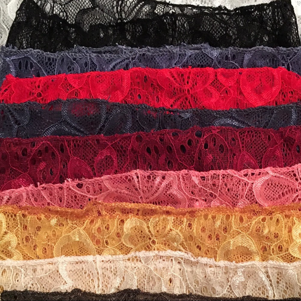 NWOT BUNDLE 30 PIECES LACE INSIDE HIJAB COVER